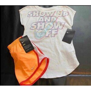 NWT Nike Glitter Athletic Set Girls Size 6